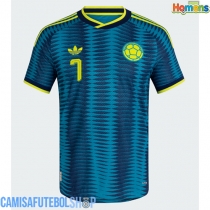 Camisa de time de futebol Colômbia Luis Diaz #7 Replicas 2º Equipamento Mundo 2026 Manga Curta